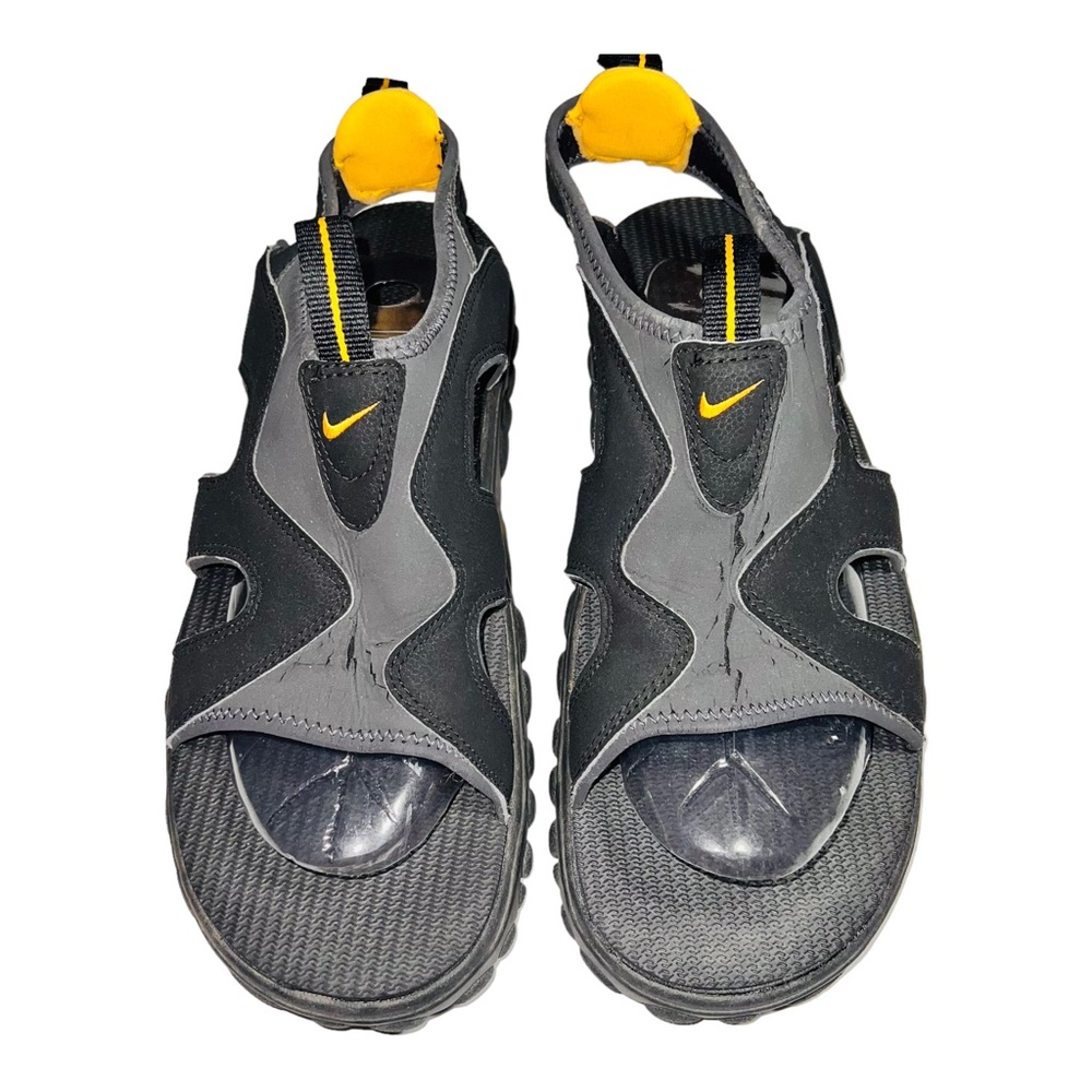 Nike ACG Men’s Size 12 Black Hiking Trail Pull On Sport Sandals  Shoes.